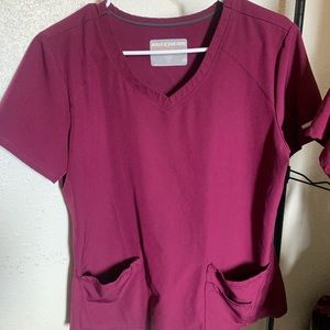 Sketchers Maroon Scrubs